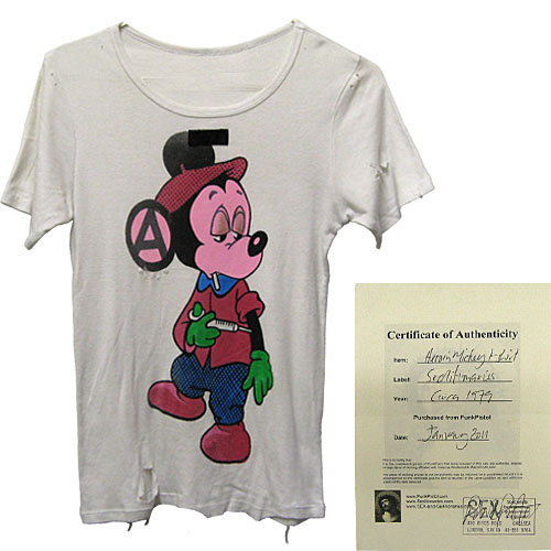 70'sヴィンテージSEDITIONARIES DRUG MICKEY T-Shirt セディショナ