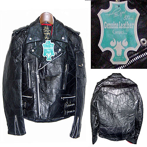 DEADSTOCK CAMPRI VOLTA Patchwork Leather Riders Jacket (ビンテージ 
