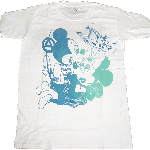 70s ヴィンテージ Seditionaries Fuck Mickey Minny T Shirt セディショナリーズ ミッキー ミニー Tシャツ Ist Romantist