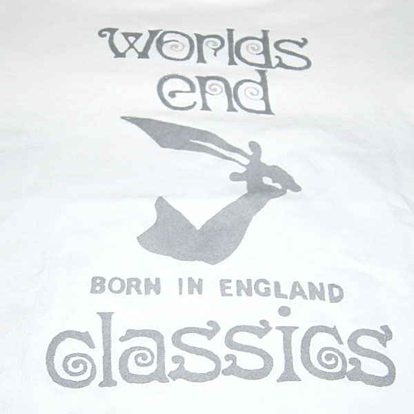 Worlds end Classics BORN IN ENGLAND LOGO T-shirt ワールズエンド 