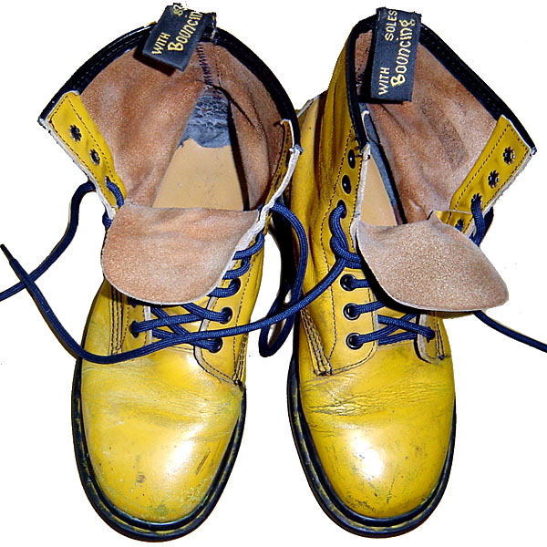 Dr.Martens 英国製 ドクターマーチン 8EYE BOOTS YELLOW 8ホール