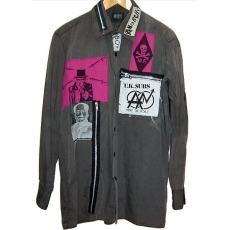 BOY VINTAGE 70s ZIP Shirt fatigue Anarchy ボーイ ジップ