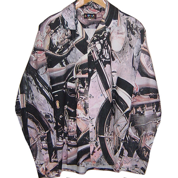 JOHNSONS・LA ROCKA! VINTAGE BSA BIKE ROCKERS Shirt ラロッカ バイク
