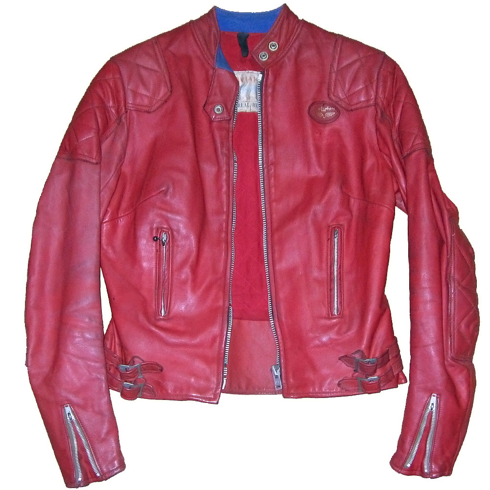 LEWIS LEATHERS PHANTOM 70s VINTAGE LEATHER JACKET RED ルイスレザー