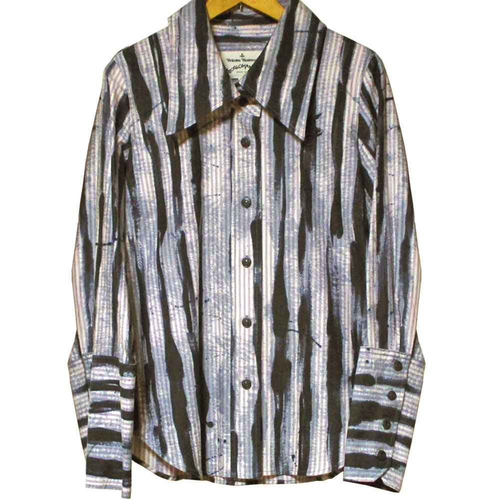 Vivienne Westwood Anglomania Anarchy Stripe Shirt ヴィヴィアン 