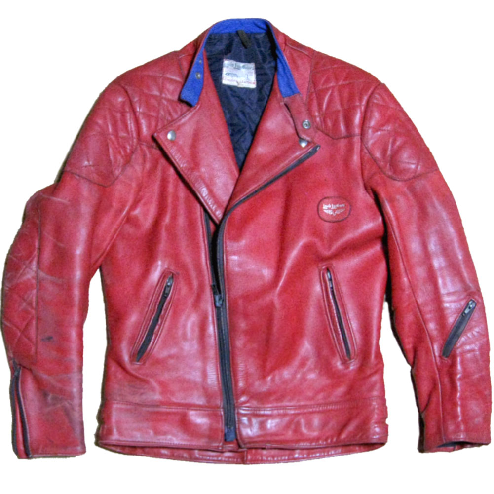 LEWIS LEATHERS SUPER MONZA 60〜70s VINTAGE LEATHER JACKET RED 