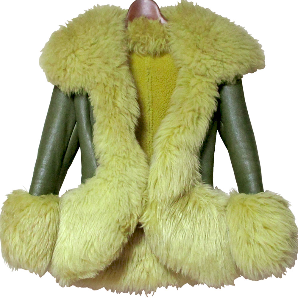 Vivienne Westwood GOLD LABEL VINTAGE Mouton Fur Coat ヴィヴィアン ウエストウッド  ゴールドレーベル ムートン ファー トリム コート