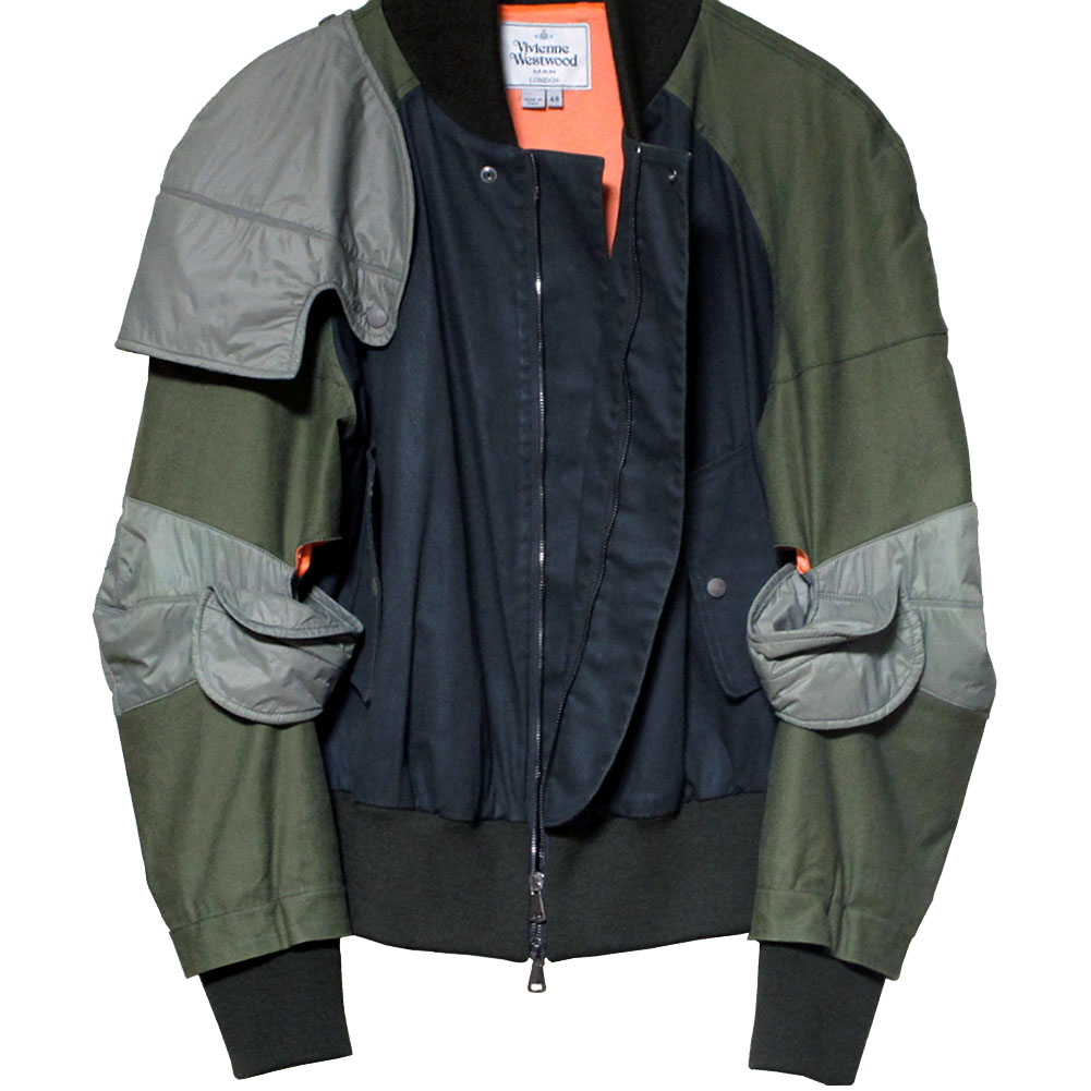 Vivienne Westwood MAN ARMOUR Bomber Jacket ヴィヴィアン ウエスト ...